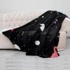 VAPOKF Space Planet Moon Stars Night Sky Soft Throw Blanket, 149.9 x 200.7 cm view 4