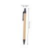 10 Paper Ballpoint Pens with Black Ink for School and Celebrations view 4