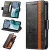 Black PU Leather Wallet Case for Redmi Note 10 JE JLH-AN00 / Note 10T 5G (Japan) view 1