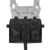 KLYso Tactical Vest Attachment for 3 M4 5.56 Magazines, Front Panel, Cordura, BCP view 1