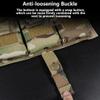 KLYso Tactical Vest Attachment for 3 M4 5.56 Magazines, Front Panel, Cordura, BCP view 3