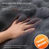 RZYW Cozy Solid-Color Non-Slip Plush Sofa Cover, Rabbit-Plush Couch Cover for 3/2/4/1-Seater Sofas, Washable Adjustable L-Shape Cover, A14, 110 × 240 cm view 4