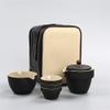 LeGDOr Travel Set, Black Ceramic, Quik Cup and Teapot view 4