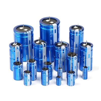 1-Piece Supercapacitor, 2.7 V, 1/2/3/6.8/8/10/15/20/30/40/50/80/90/100/120/200/300/400 (Size: 2.7 V 200 F, 25 x 59.5)