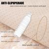 RZYW Plush Sofa Protector, Solid Color, Non-Slip, L-Shaped, 110 × 240 cm view 2