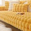 RZYW Rabbit Plush Sofa Cover, Non-Slip, Washable, L-Shape view 1