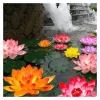 HKYBCF Artificial Floating Lotus Flower, 60 cm, Red view 3