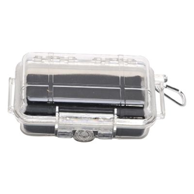 Waterproof Dustproof Phone Organizer Box with Shock Absorption, Transparent Small Model