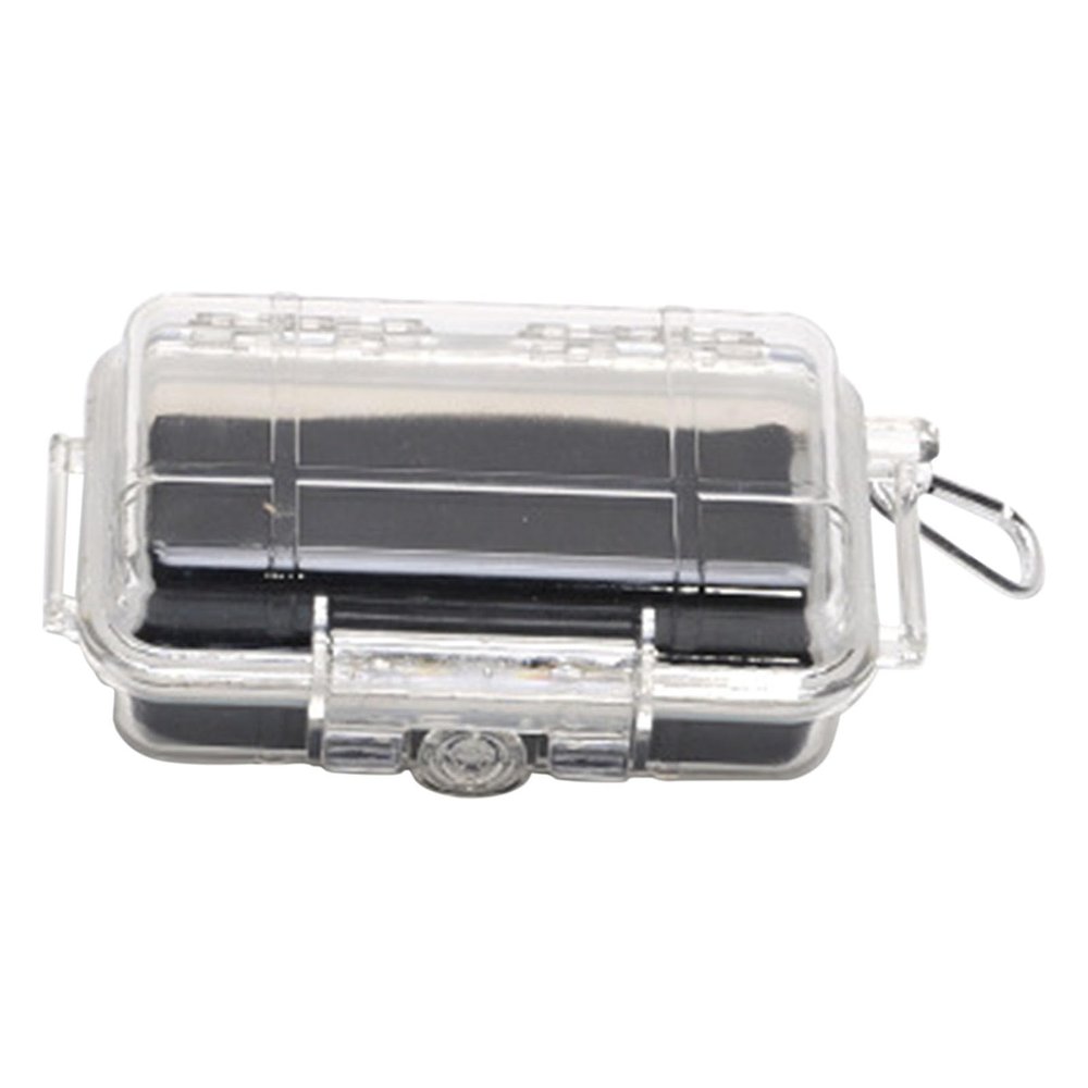 Waterproof Dustproof Phone Organizer Box with Shock Absorption, Transparent Small Model