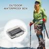 Waterproof Dustproof Phone Organizer Box with Shock Absorption, Transparent Small Model view 2