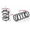 10-Pack 65Mn Steel Compression Springs, 2 mm Wire, 14 mm OD, 45 mm Length view 2