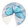 Christmas Tree Skirt with Blue Butterfly and Clouds view 3