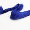 SYSUII 25 m x 2.8 cm Cotton Fringe Trim, Dark Blue view 1