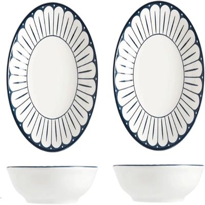 Koinen 5.6-Inch Ceramic Dip Bowls, Gray