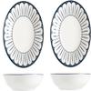 Koinen 5.6-Inch Ceramic Dip Bowls, Gray view 1