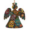 Sugar Skulls Printed Wooden Christmas Ornaments view 1