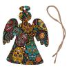 Sugar Skulls Printed Wooden Christmas Ornaments view 3