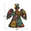 Sugar Skulls Printed Wooden Christmas Ornaments view 4