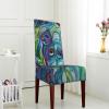 ESASAM Peacock Feather Dining Chair Cover view 4