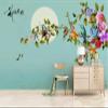 ISAPEE Custom Large-Format 3D Wall Art in Chinese Style, Hand-Painted Rose Wall Flower view 1
