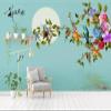 ISAPEE Custom Large-Format 3D Wall Art in Chinese Style, Hand-Painted Rose Wall Flower view 2