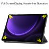 Samsung Galaxy Tab S9 FE 10.9-Inch 2023 Case, Trifold Stand Cover with Pencil Holder, Auto Sleep/Wake, Soft PU Leather, Gray view 3