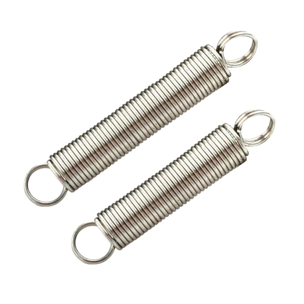 Tension Springs, 5-Pack, 0.5 mm Wire, 304 Stainless Steel, 5 mm Outer Diameter, 15–120 mm Length