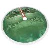 Christmas Tree Skirt, Large Tree Base Cover, New Year's Party Decoration, Gator Lurking Green view 3