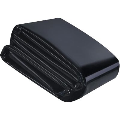 NRQCJM HDPE Pond Liner, 0.12 mm Thick, Black, 1 x 10 m