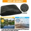 NRQCJM HDPE Pond Liner, 0.12 mm Thick, Black, 1 x 10 m view 2