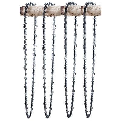 SECURA 4-Pack Chainsaw Chains for Tonino Lamborghini KS 6024, 45 cm, 3/8 LP, 62 Drive Links, 1.3 mm