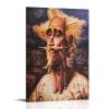 Salvador Dalí Optical Illusion Canvas Wall Art Poster, 20 x 30 cm view 1