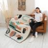 Ergocar Boho Plush Jacquard Throw Blanket with Tassels view 2