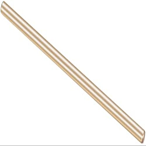 XYWHPGV Solid Brass Round Rods, 60 mm x 3 mm, 5 Pieces