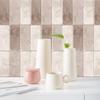 Peel-and-Stick 3D Brick Wallpaper, Beige/Light Brown view 4