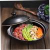 2-Piece Ceramic Casserole Pots with Lids view 2