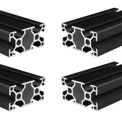 Coavoo 3060 T-Slot Aluminum Profile, 950 mm, Black, 4-Pack