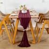 Dusty Rose Chiffon Table Runner, 30/70 × 300 cm view 1