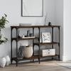 Festnight Industrial-Style Console Table, 102 x 29 x 75 cm, Brown Oak Look view 1