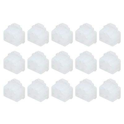 QUARKZMAN 15-Pack RJ11 Silicone Port Covers, Transparent