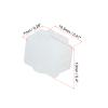 QUARKZMAN 15-Pack RJ11 Silicone Port Covers, Transparent view 2