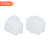 QUARKZMAN 15-Pack RJ11 Silicone Port Covers, Transparent view 3