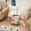 solaround Acrylic Side Table/Nightstand, 40 x 30 x 50 cm, Transparent view 4