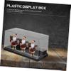 Transparent Plastic Model Display Case, Double-Layer, 1 Piece view 3