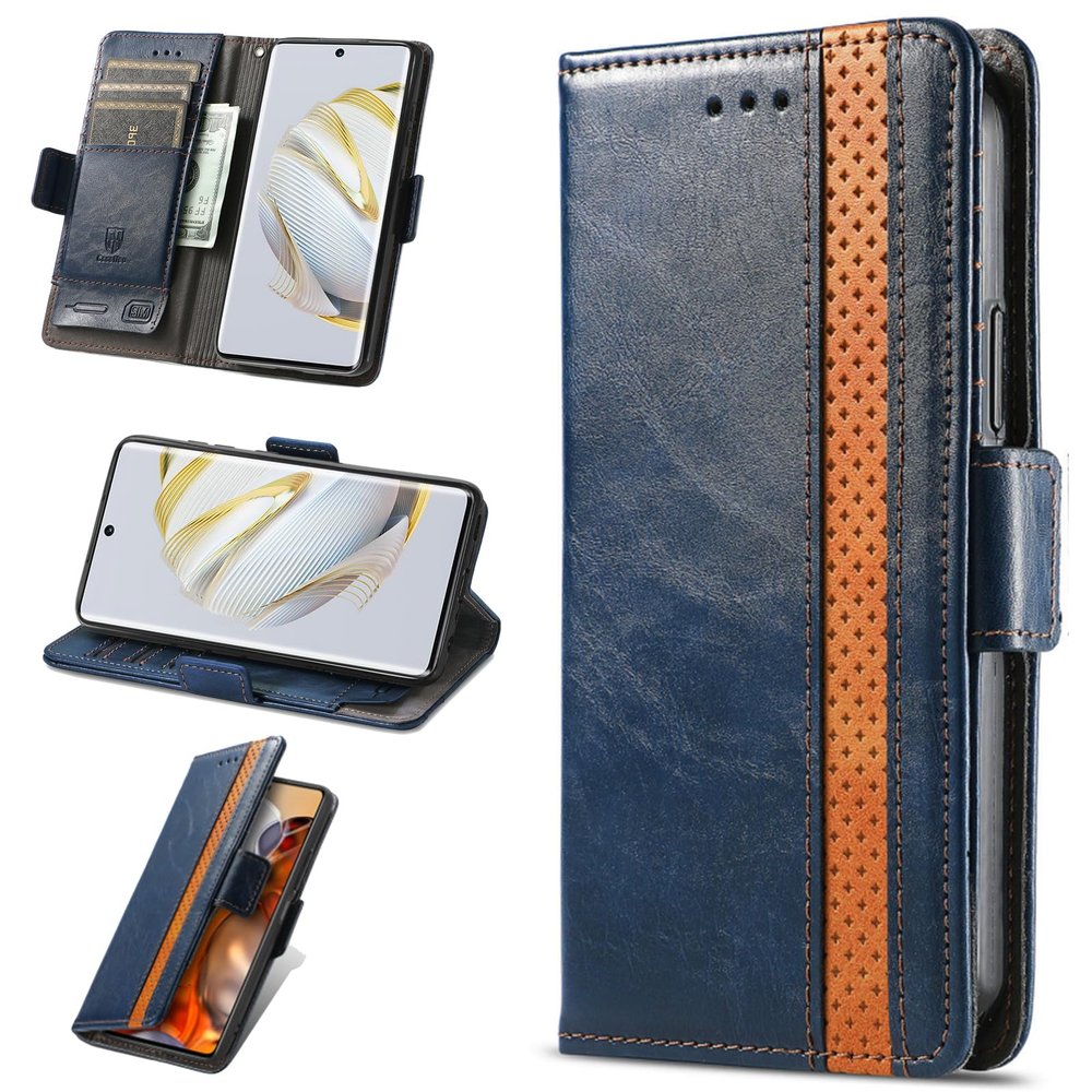 PU Leather Wallet Case for Vivo X90 Pro+ 5G with Card Slot, Magnetic Closure and Kickstand