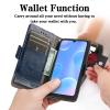 PU Leather Wallet Case for Vivo X90 Pro+ 5G with Card Slot, Magnetic Closure and Kickstand view 3