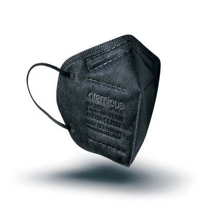 atemious PRO 2 BLACK FFP2 Respirator Mask, Black, Individually Packaged, EN 149:2001+A1:2009, CE 2233 (1)
