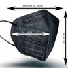 atemious PRO 2 BLACK FFP2 Respirator Mask, Black, Individually Packaged, EN 149:2001+A1:2009, CE 2233 (1) view 4
