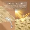 selliner Cane Webbing, 1 m x 50.8 cm, Plastic Rattan Webbing Roll for Caning Projects, Star Anise Pattern view 4