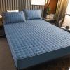 JIANINGHOME Thick Quilted Fitted Sheet 180x200 cm, Washed Cotton Fabric Mattress Protector view 1